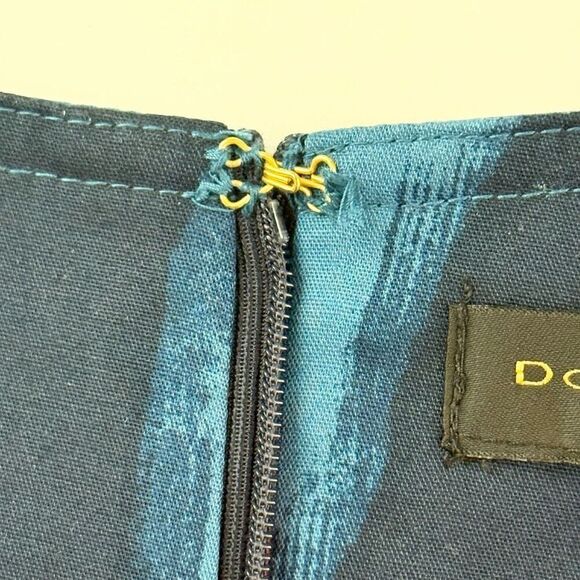 Donna Karan Sheath Sleeveless Orange and Blue Dress - Women’s US 4 - Picture 10 of 13